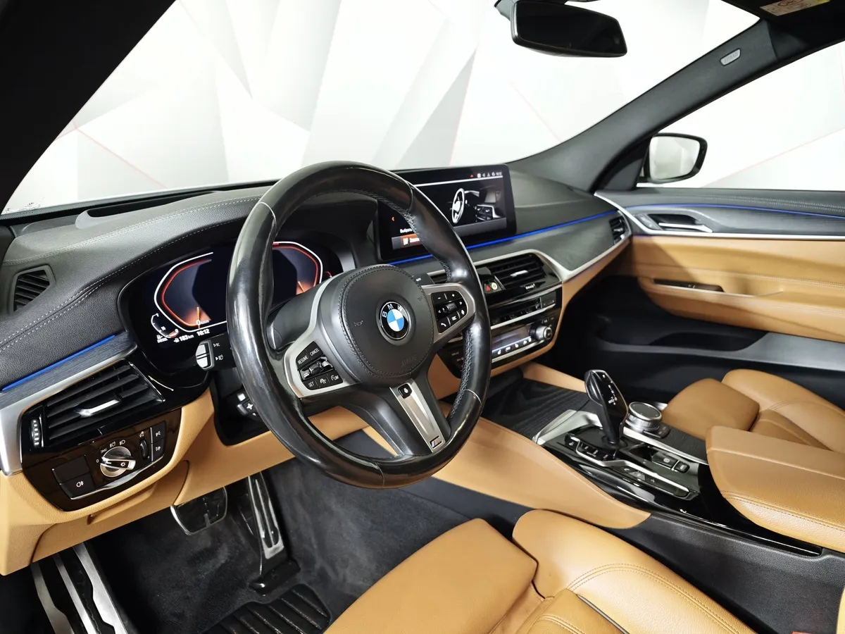 BMW 6 серия 630d xDrive Steptronic (249 л.с.) M Sport Pro Белый в АВИЛОН. Слайд №12