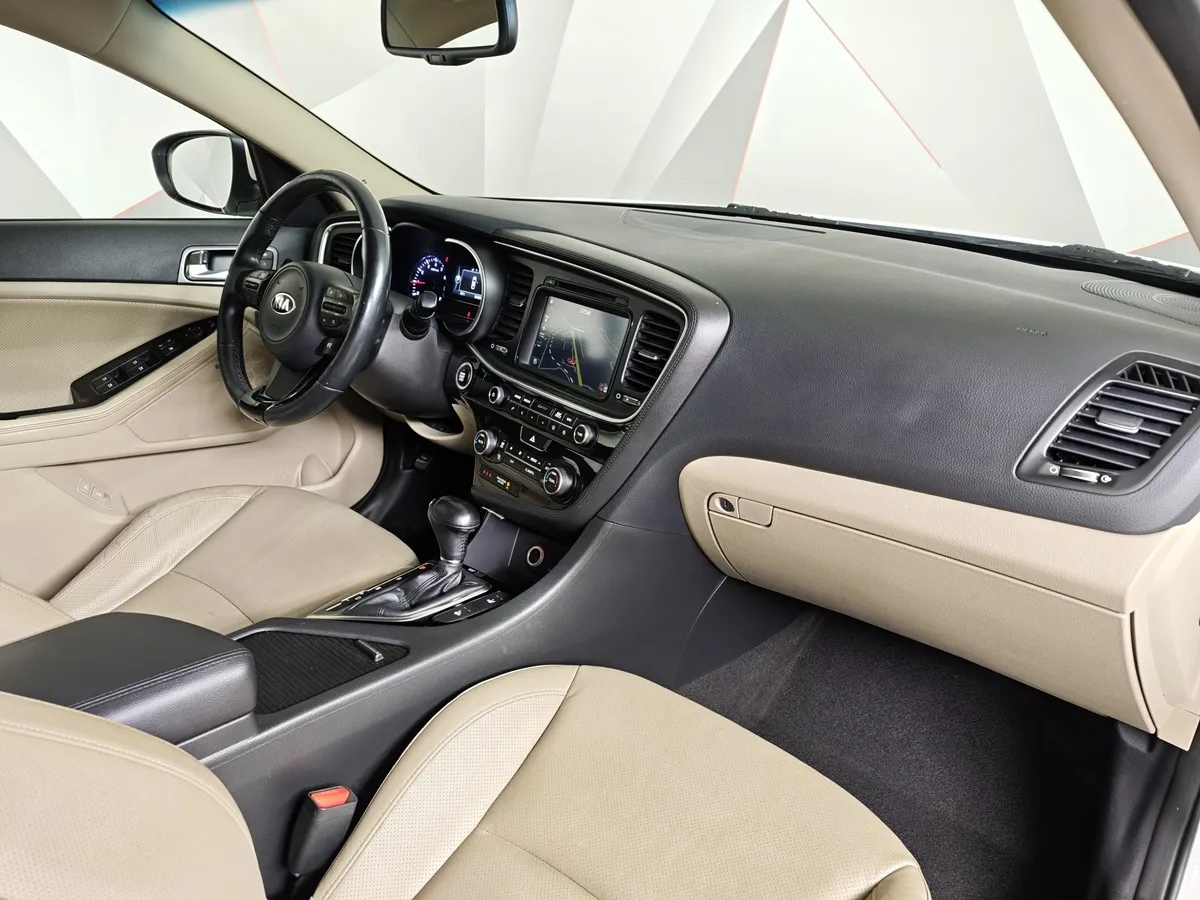Kia Optima 2.4 AT (180 л.с.) Comfort Белый в АВИЛОН. Слайд №12