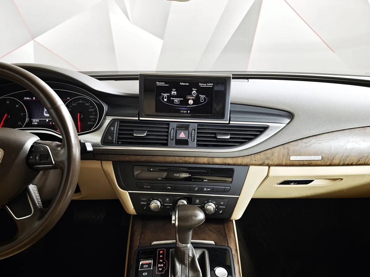Audi A7 2.8 FSI S tronic quattro (204 л.с.) Черный в АВИЛОН. Слайд №14