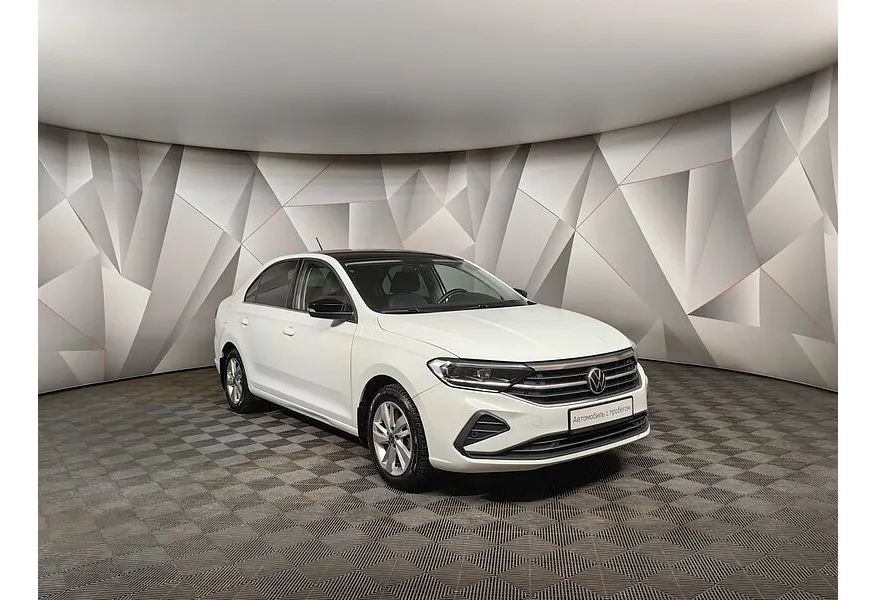 Volkswagen Polo 1.6 MPI AT (110 л.с.) Drive Белый в АВИЛОН. Слайд №3