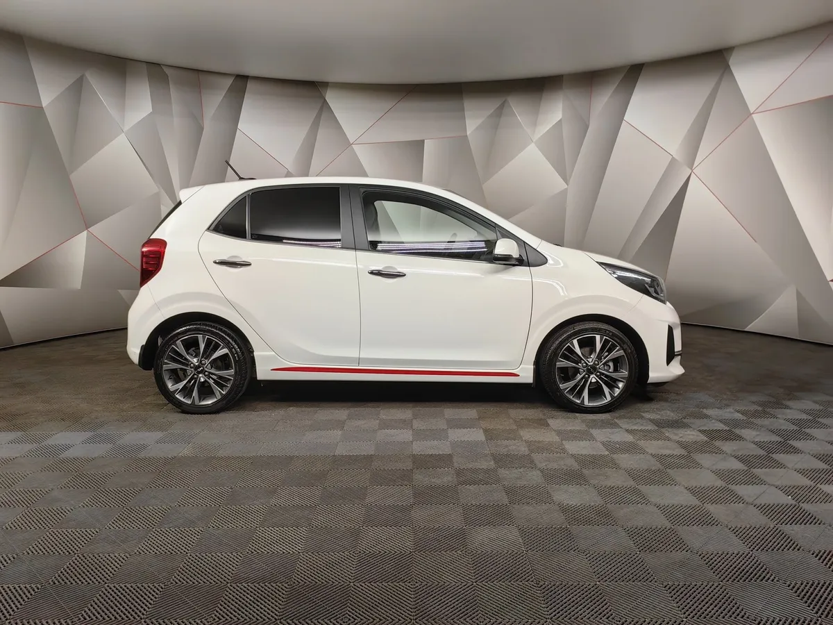 Kia Picanto 1.0 MPI MT (67 л.с.) GT Line Белый в АВИЛОН. Слайд №5