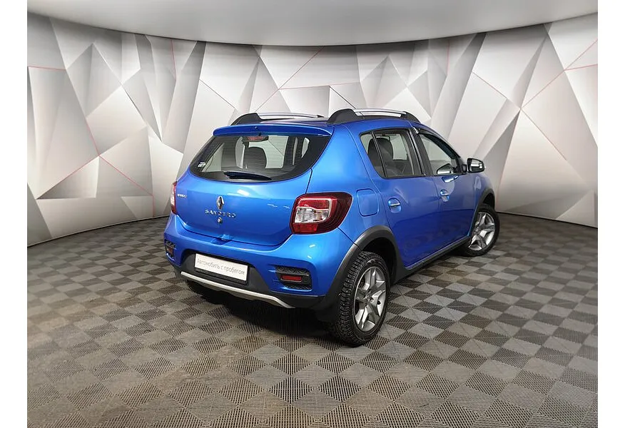 Renault Sandero 1.6 MT (82 л.с.) Stepway Life Синий в АВИЛОН. Слайд №2