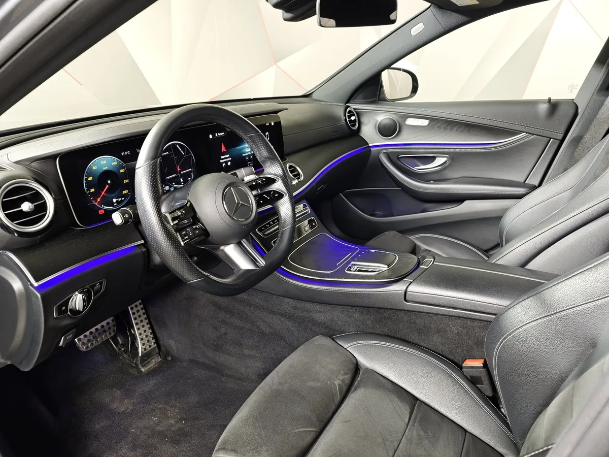 Mercedes-Benz E-Класс E 200 4MATIC 9G-TRONIC (197 л.с.) Sport Серый в АВИЛОН. Слайд №19