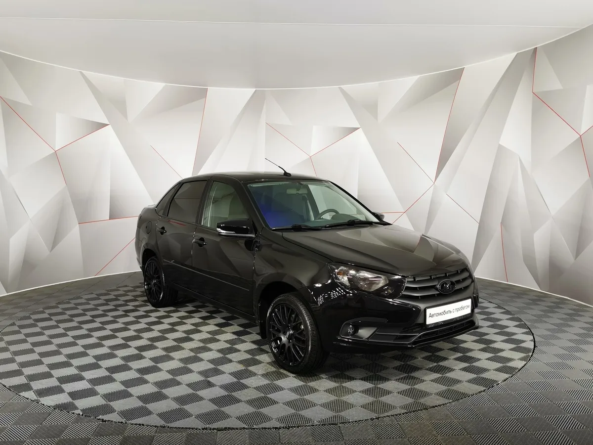 ВАЗ (Lada) Granta 1.6 MT 8кл (87 л.с.) Черный в АВИЛОН. Слайд №3
