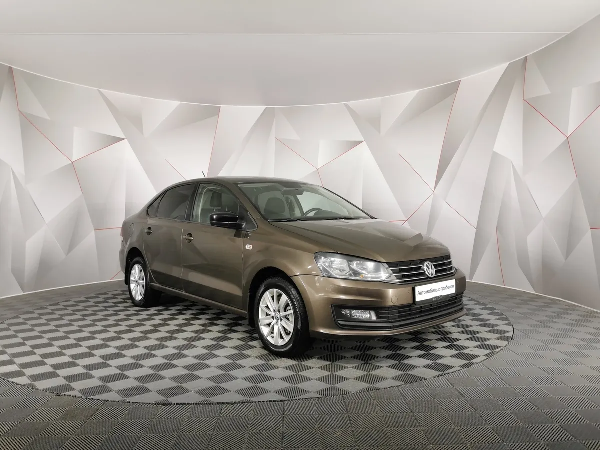Volkswagen Polo 1.6 Tiptronic (105 л.с.) Comfortline Коричневый в АВИЛОН. Слайд №3
