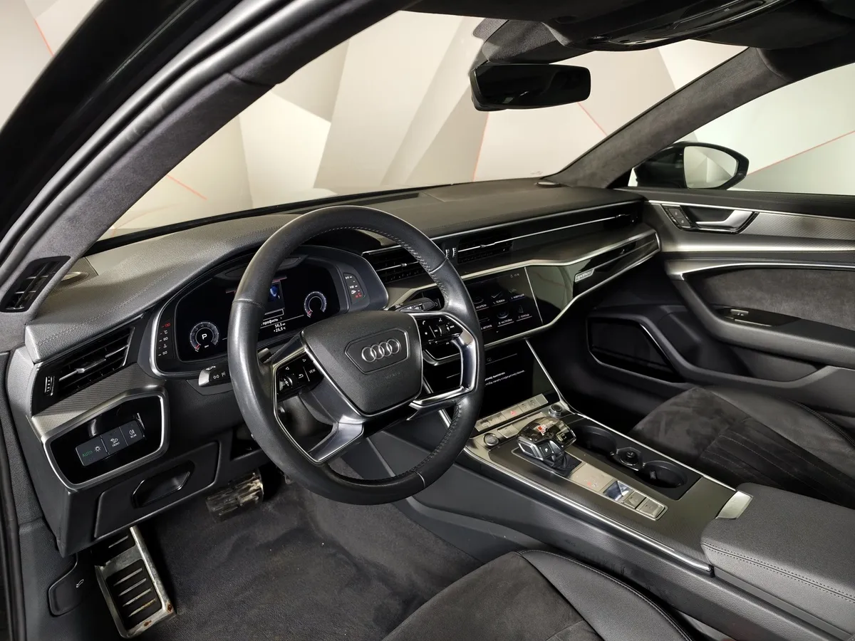 Audi A6 55 TFSI S tronic quattro (340 л.с.) Design Черный в АВИЛОН. Слайд №19