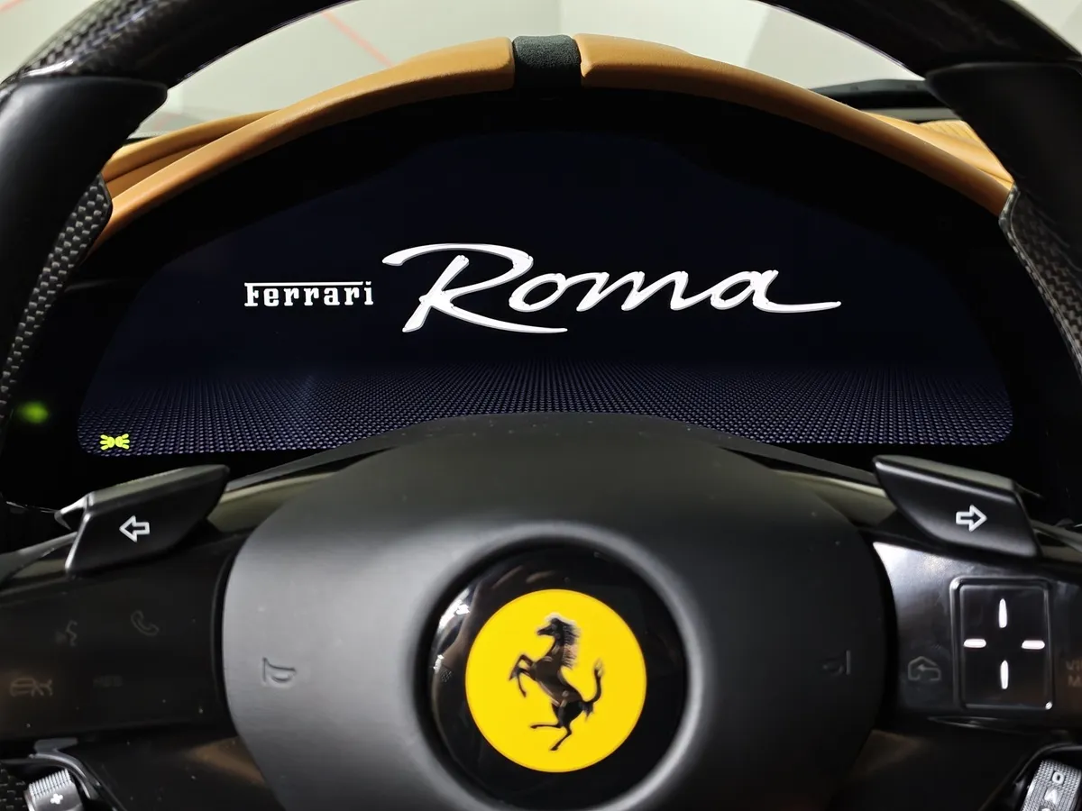 Ferrari Roma 3.9 AMT (620 л.с.) Черный в АВИЛОН. Слайд №32
