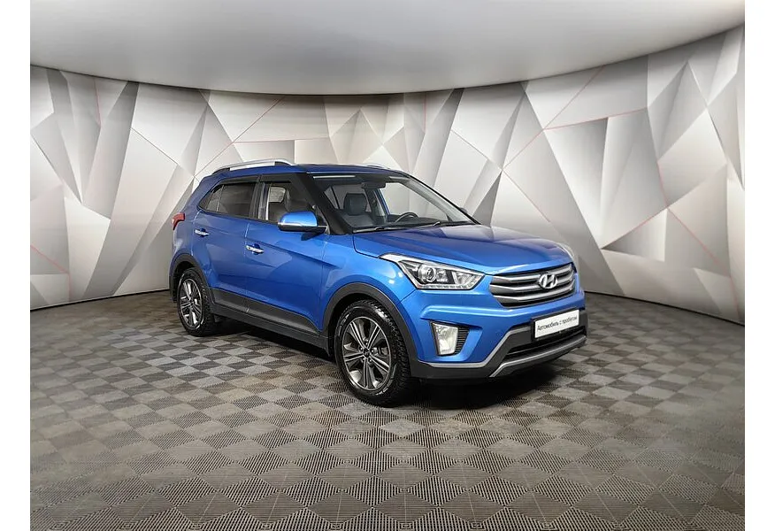 Hyundai Creta 2.0 AT AWD (149 л.с.) Travel + Advanced + Style Синий в АВИЛОН. Слайд №3