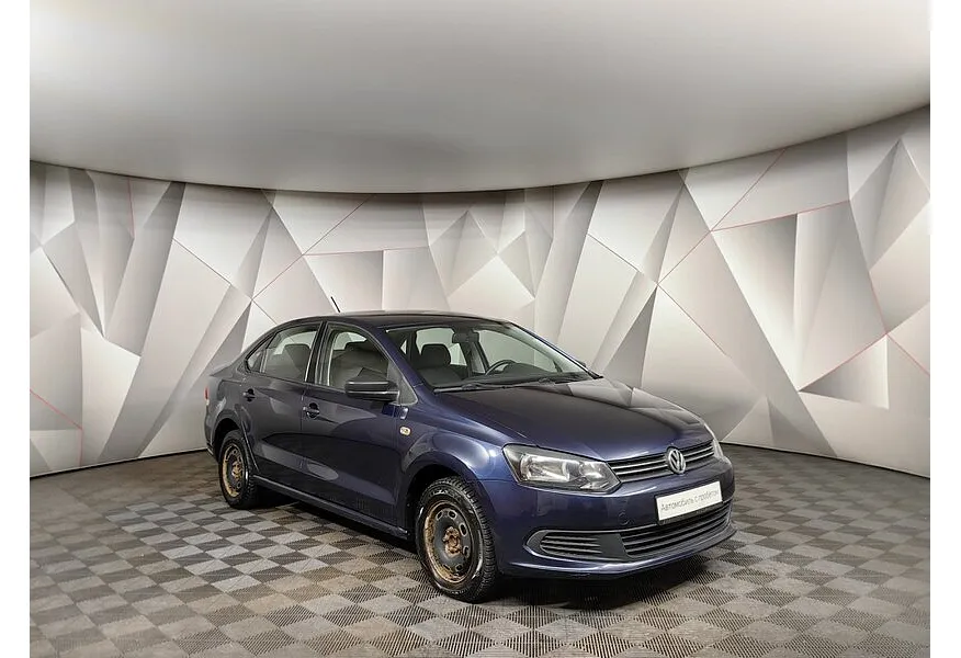 Volkswagen Polo 1.6 Tiptronic (105 л.с.) Comfortline Синий в АВИЛОН. Слайд №3