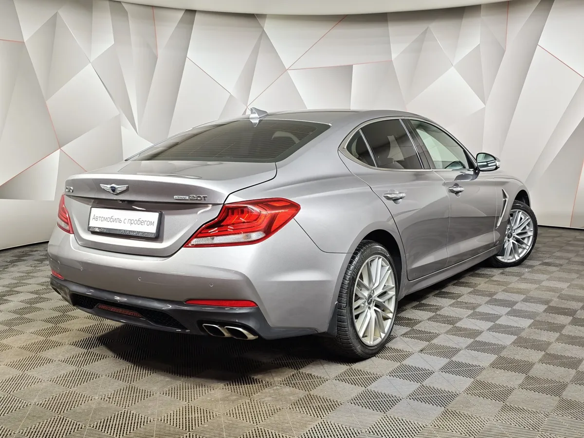 Genesis G70 2.0 T AT AWD (197 л.с.) Business Серебристый в АВИЛОН. Слайд №2