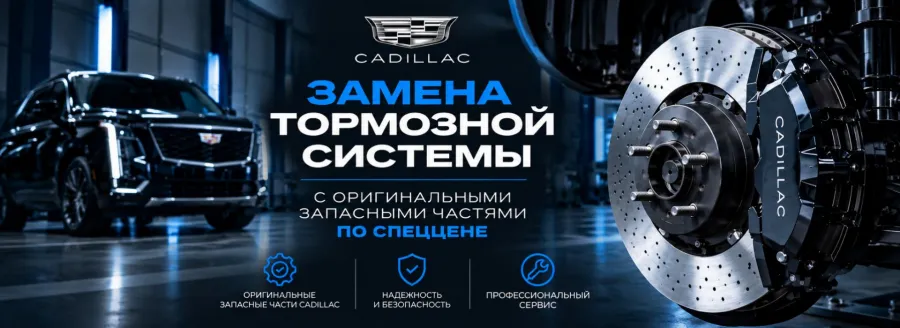 Замена тормозной системы Cadillac с оригинальными запчастями по специальной цене