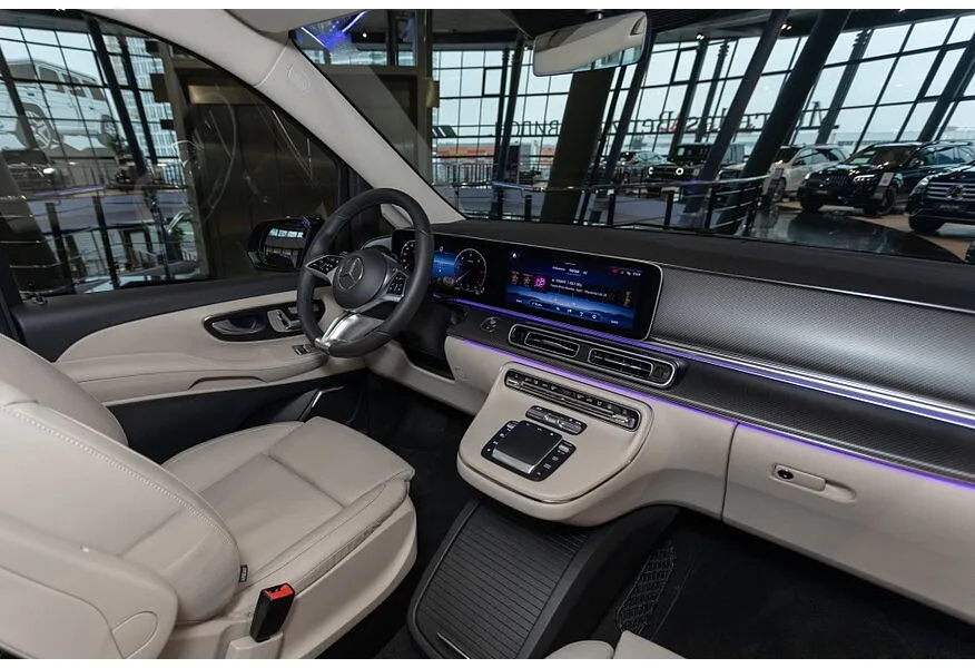 Mercedes-Benz V-Класс V 300 d L3 4MATIC 9G-TRONIC (237 л.с.) Avantgarde Черный в АВИЛОН. Слайд №10