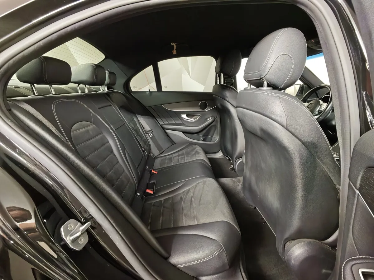 Mercedes-Benz C-Класс C 200 9G-TRONIC 4MATIC (190 л.с.) Sport Черный в АВИЛОН. Слайд №16