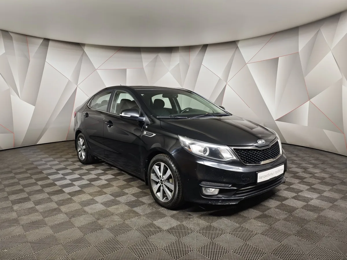 Kia Rio 1.6 AT (123 л.с.) Черный в АВИЛОН. Слайд №3
