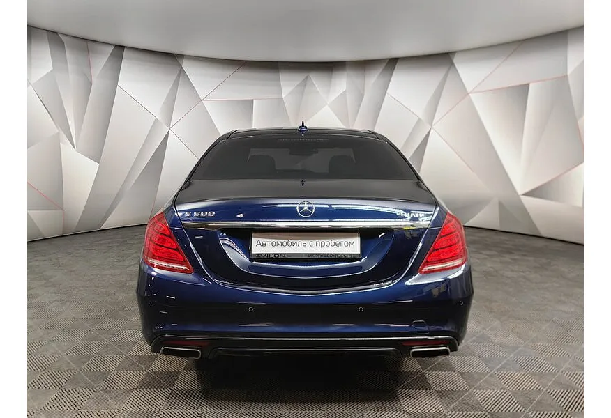 Mercedes-Benz S-Класс S 500 7G-Tronic Plus 4Matic длинная база (455 л.с.) Синий в АВИЛОН. Слайд №8