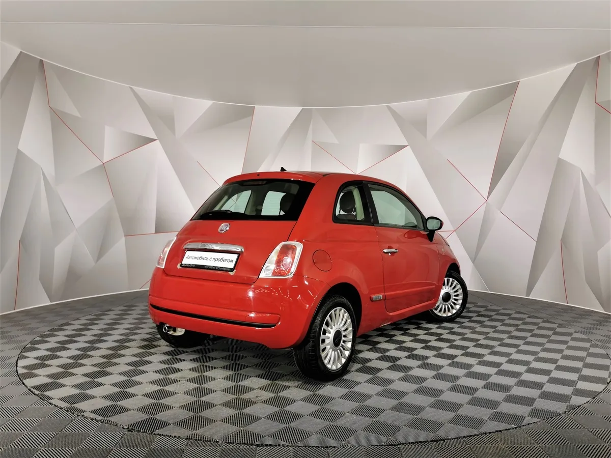 Fiat 500 1.2 AMT (69 л.с.) Красный в АВИЛОН. Слайд №2