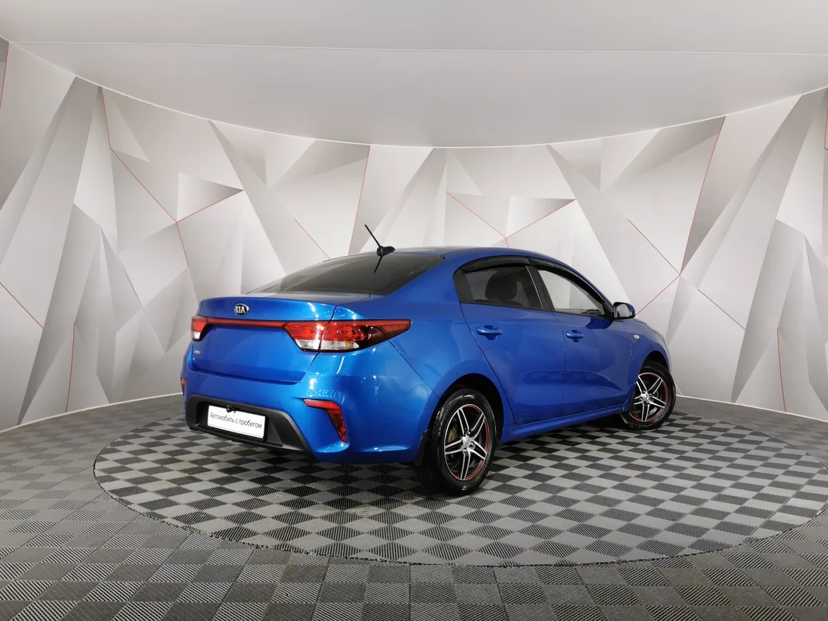 Kia Rio 1.4 AT (100 л.с.) Синий в АВИЛОН. Слайд №2