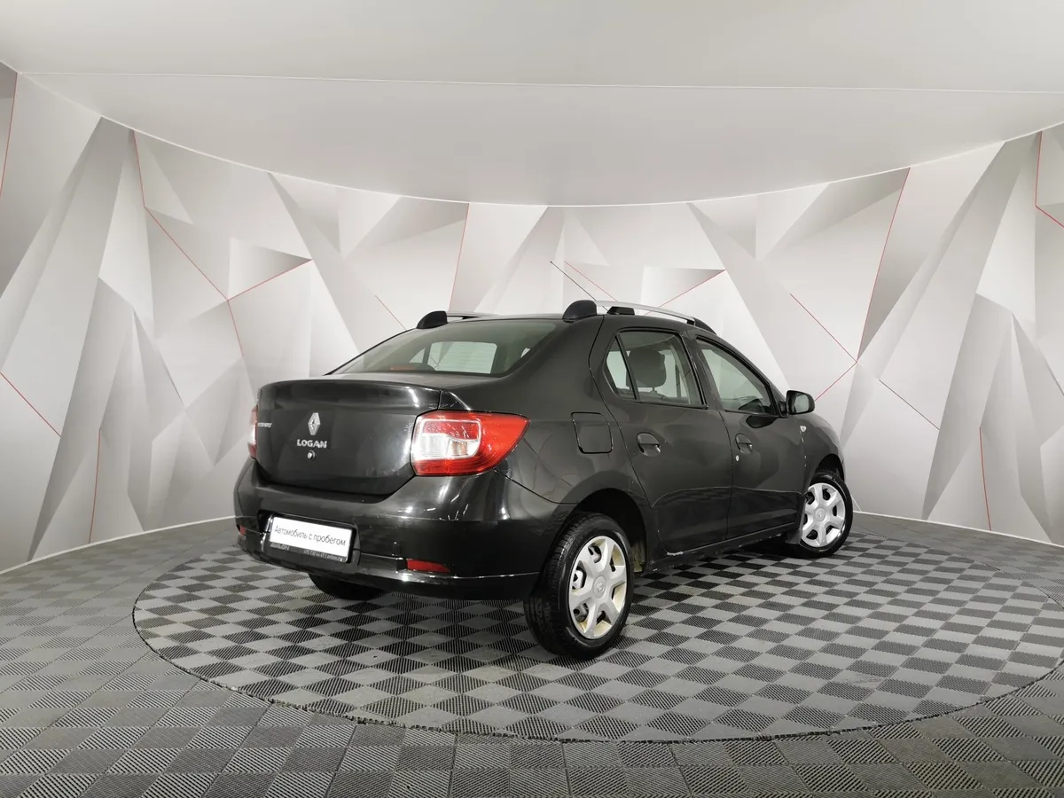 Renault Logan 1.6 MT (82 л.с.) Черный в АВИЛОН. Слайд №2