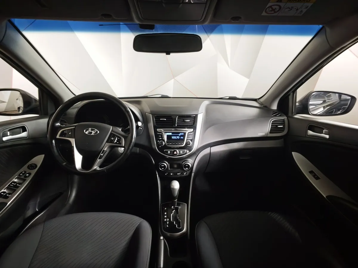 Hyundai Solaris 1.4 AT (107 л.с.) Style Черный в АВИЛОН. Слайд №13