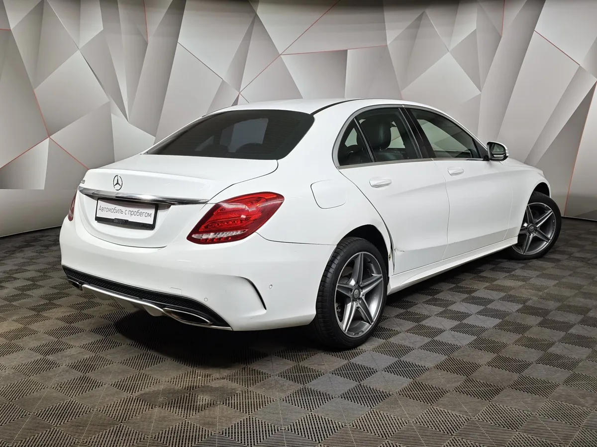 Mercedes-Benz C-Класс C 180 7G-Tronic Plus (150 л.с.) Белый в АВИЛОН. Слайд №2