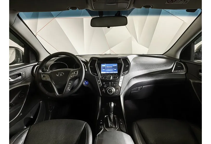 Hyundai Santa Fe 3.0 AT 4WD (249 л.с.) High-Tech Черный в АВИЛОН. Слайд №14