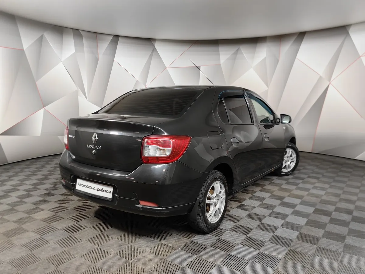 Renault Logan 1.6 MT (82 л.с.) Черный в АВИЛОН. Слайд №2