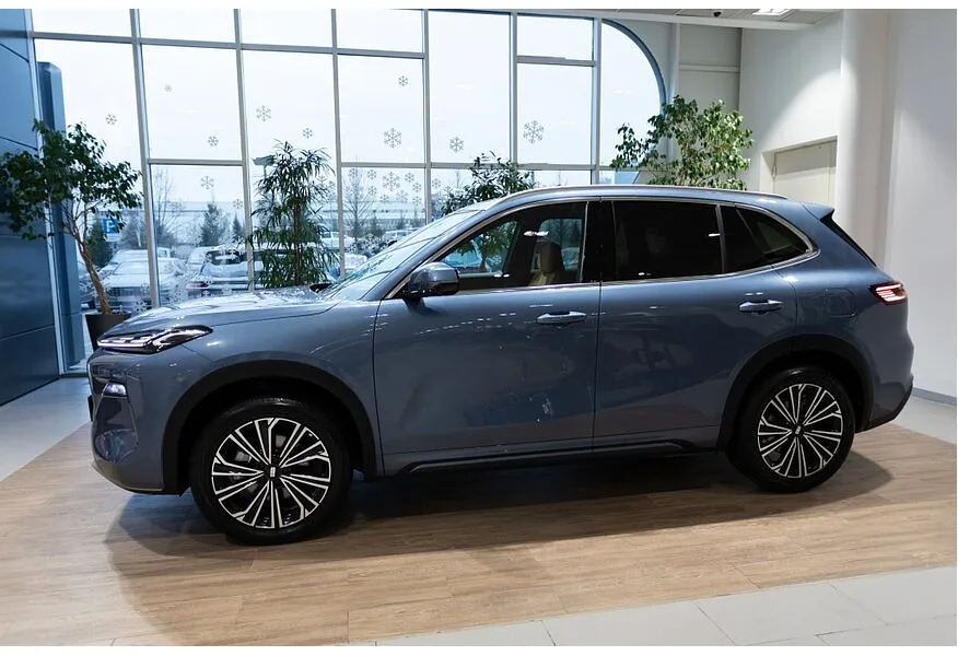 Geely EX5 EM-i 1.5 PHEV DHT FWD (218 л.с.) Max Синий в АВИЛОН. Слайд №3