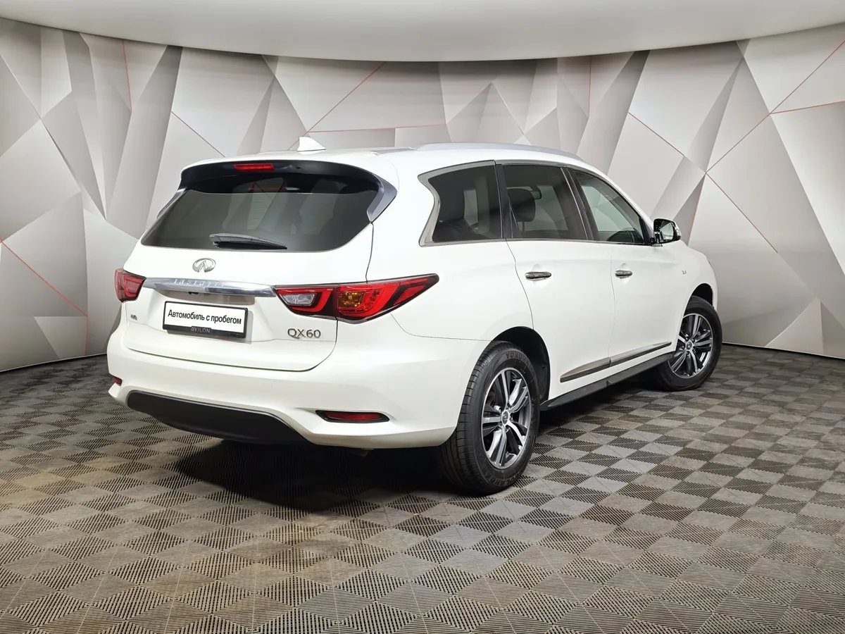 Infiniti QX60 3.5 CVT 4WD (283 л.с.) Premium Белый в АВИЛОН. Слайд №2