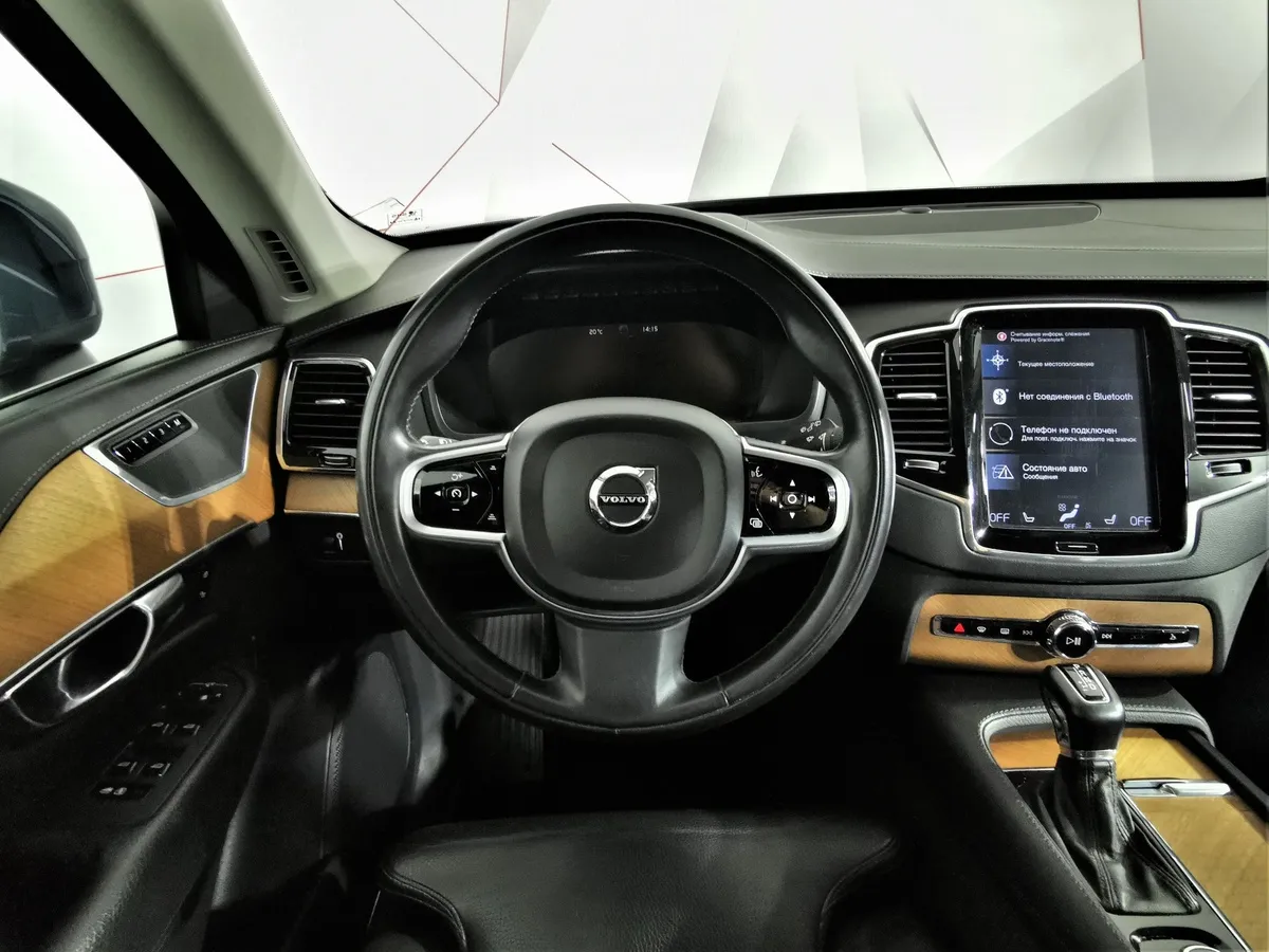 Volvo XC90 2.0 D5 Drive-E AT AWD (7 мест) (235 л.с.) Inscription Голубой в АВИЛОН. Слайд №19