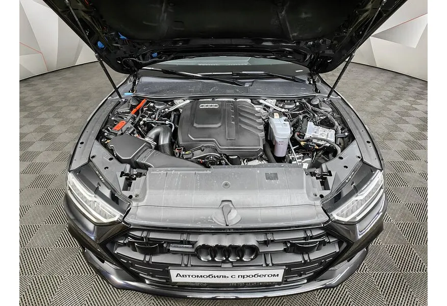 Audi A7 45 TFSI quattro S tronic (245 л.с.) S-line Black Samurai Черный в АВИЛОН. Слайд №11