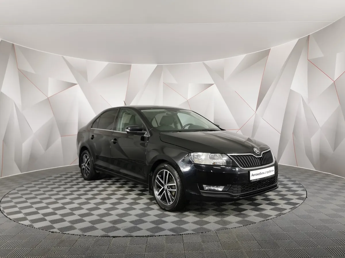 Skoda Rapid 1.4 TSI DSG (125 л.с.) Active Черный в АВИЛОН. Слайд №3