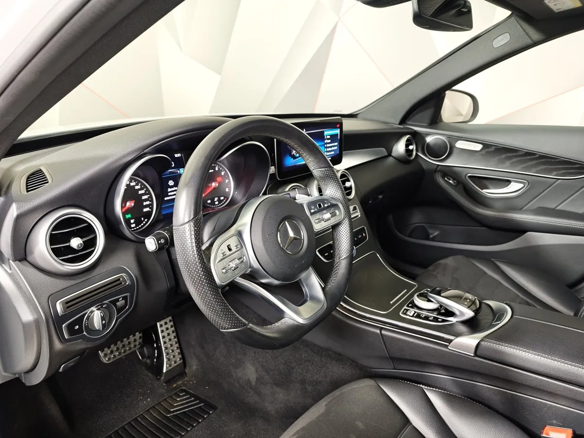 Mercedes-Benz C-Класс C 180 9G-Tronic (150 л.с.) Белый в АВИЛОН. Слайд №19