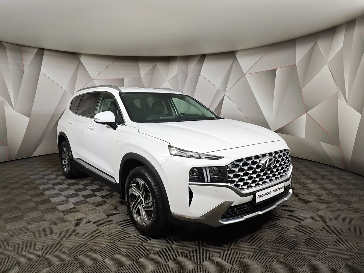 Hyundai Santa Fe 2.2 CRDi AWD 8AT (200 л.с.) Prestige Белый в АВИЛОН. Слайд №3 Hyundai Santa Fe 2.2 CRDi AWD 8AT (200 л.с.) Prestige Белый в АВИЛОН. Слайд №3