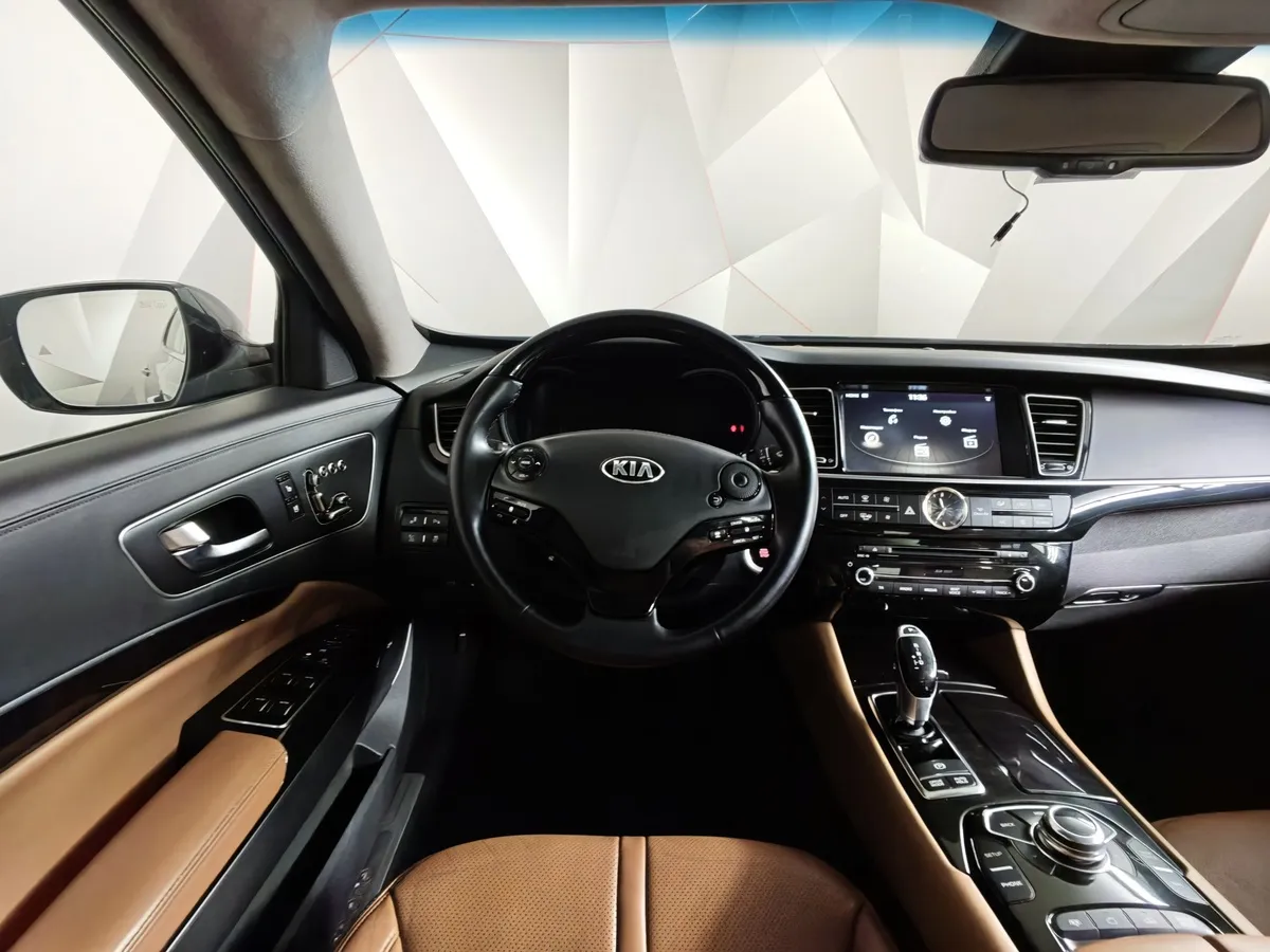 Kia Quoris 3.8 AT (334 л.с.) Premium Черный в АВИЛОН. Слайд №20