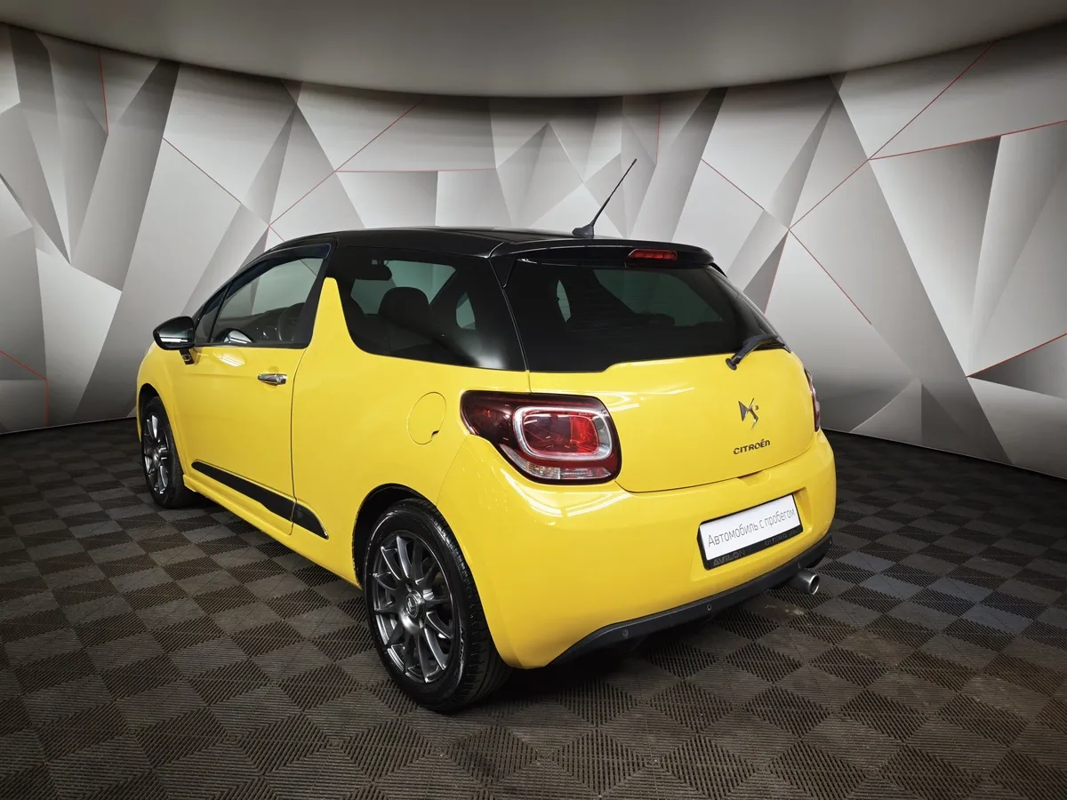 Citroen DS3 1.6 VTi AT (120 л.с.) Желтый в АВИЛОН. Слайд №4