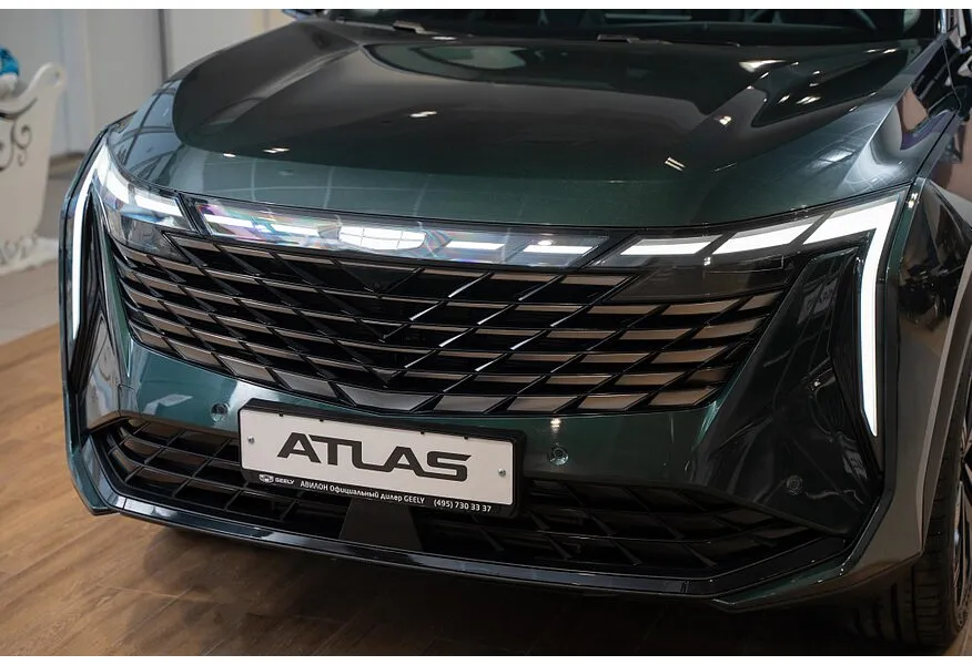 Geely Atlas 2.0T 7DCT 4WD (200 л.с.) Flagship Sport Зеленый в АВИЛОН. Слайд №13