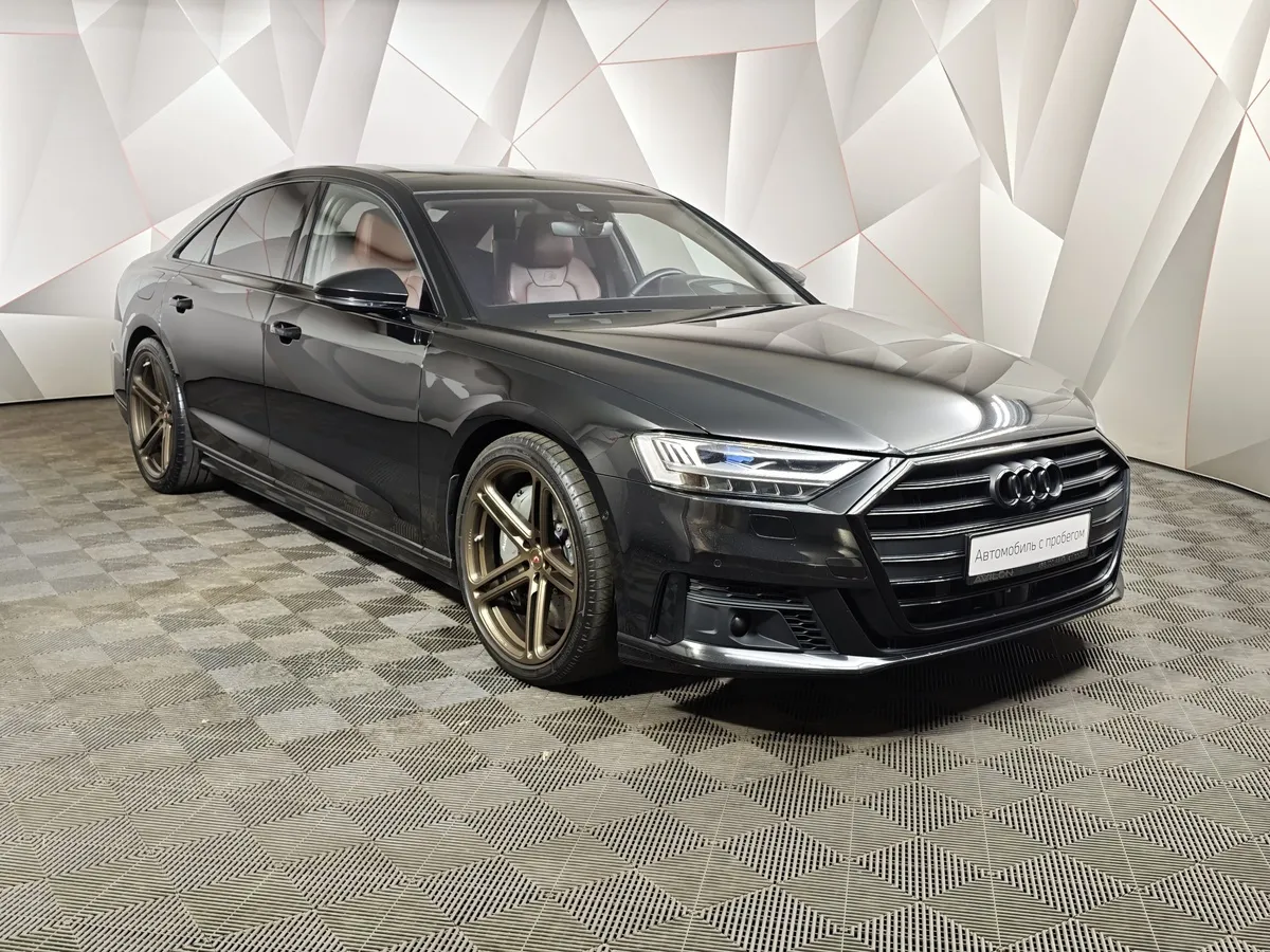 Audi S8 4.0 TFSI Quattro Tiptronic (571 л.с.) Черный в АВИЛОН. Слайд №3