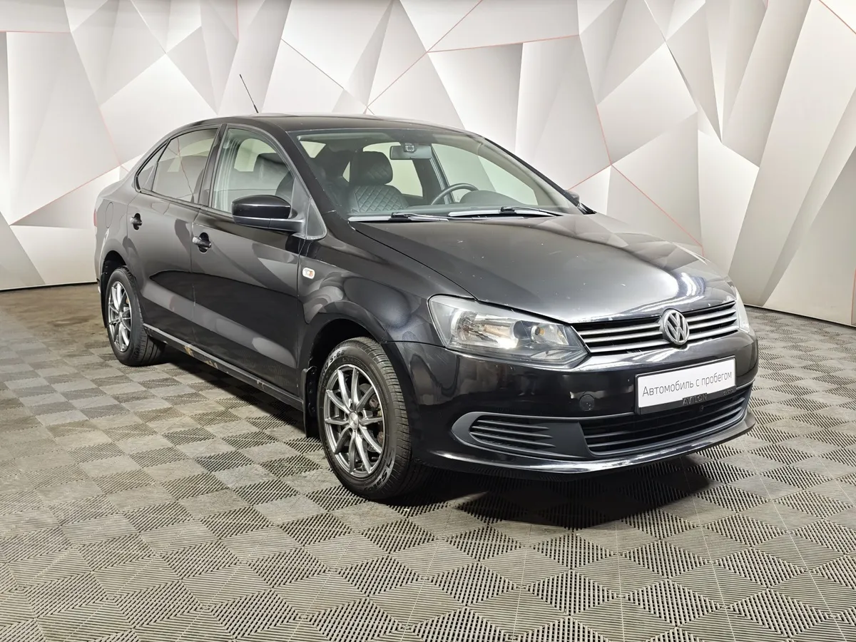 Volkswagen Polo 1.6 Tiptronic (105 л.с.) Черный в АВИЛОН. Слайд №3