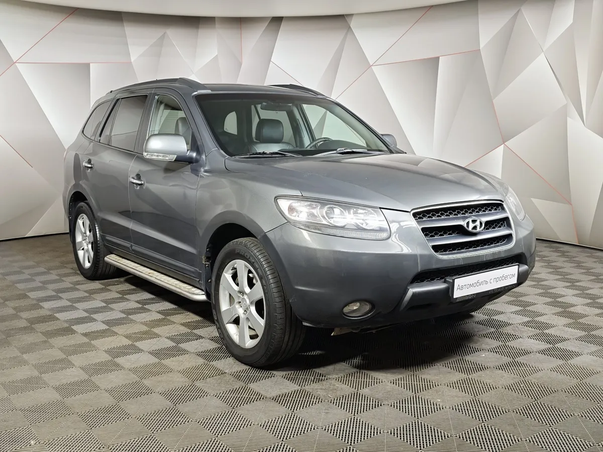 Hyundai Santa Fe 2.2 CRDi AT 4WD (197 л.с.) Comfort Серый в АВИЛОН. Слайд №3