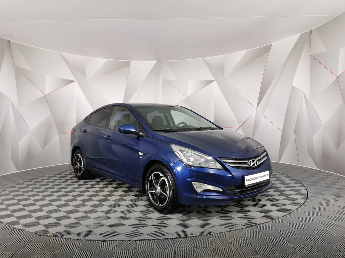 Hyundai Solaris 1.6 AT (123 л.с.) Синий в АВИЛОН. Слайд №3
