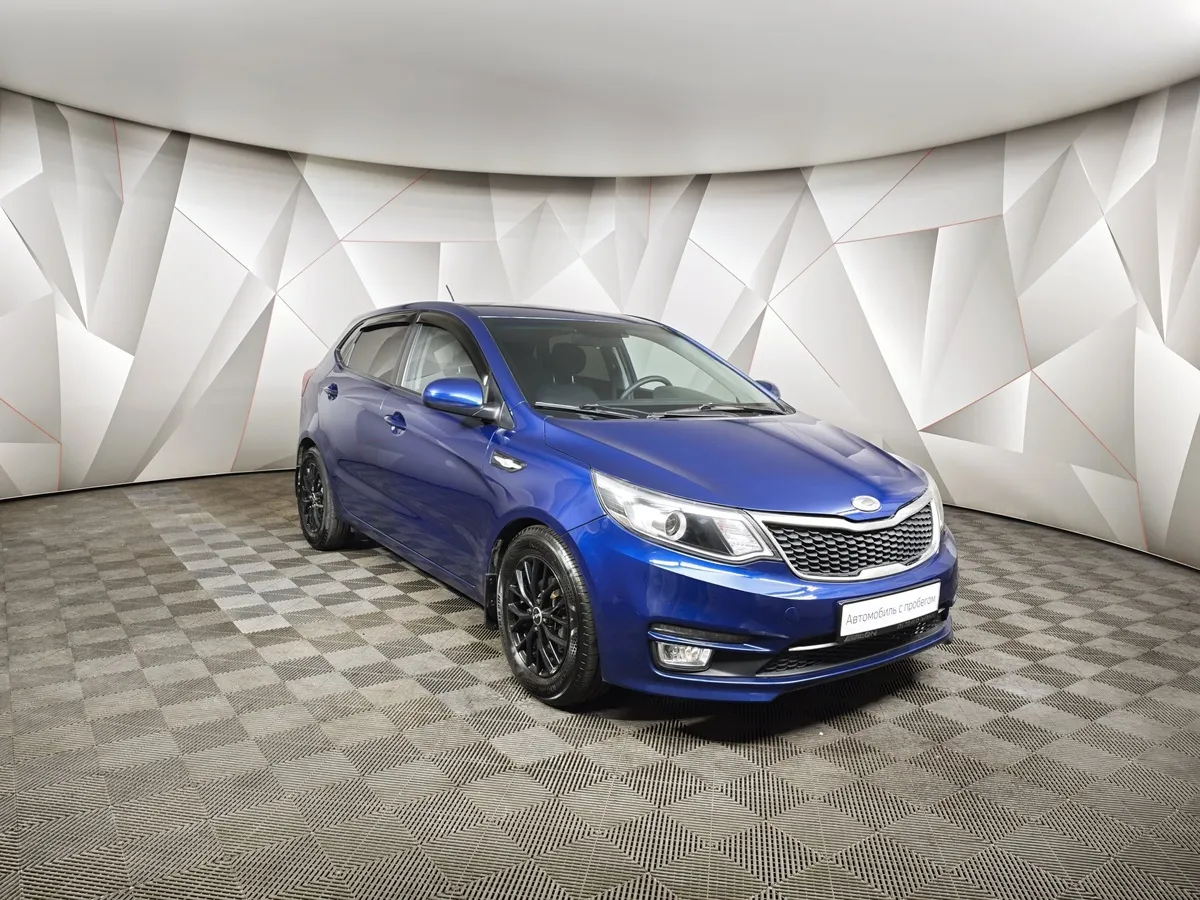 Kia Rio 1.6 AT (123 л.с.) Синий в АВИЛОН. Слайд №3