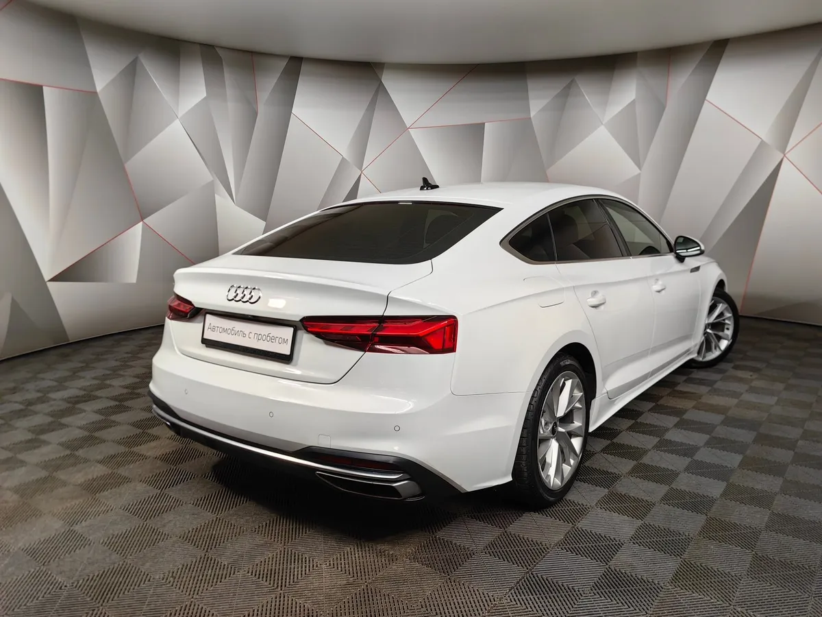 Audi A5 2.0 TFSI S tronic (190 л.с.) Белый в АВИЛОН. Слайд №2
