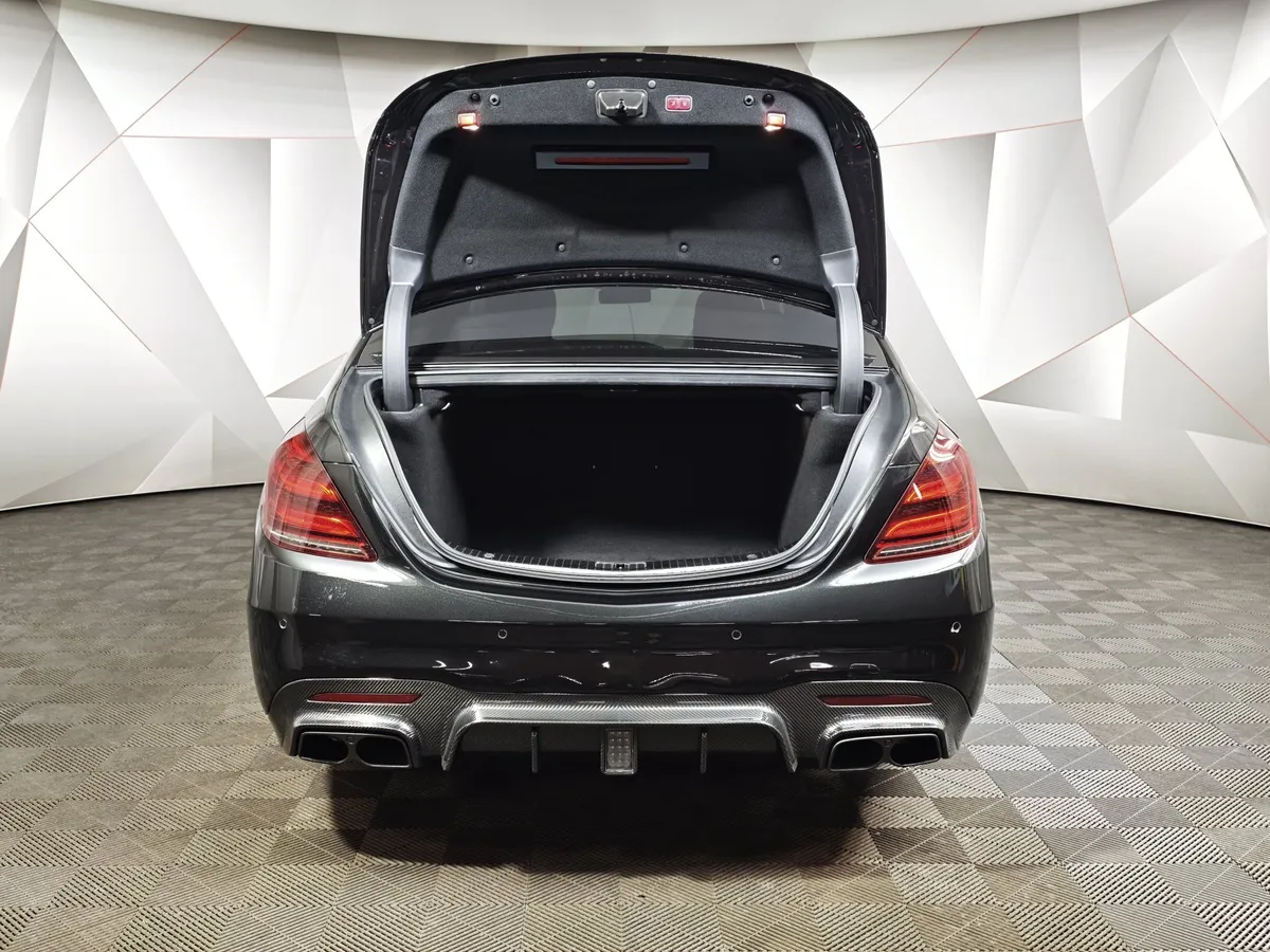 Mercedes-Benz S-Класс S 63 AMG 9G-Tronic 4Matic+ длинная база (612 л.с.) Черный в АВИЛОН. Слайд №12