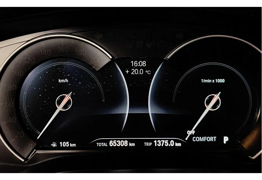 BMW 5 серия 530i xDrive Steptronic (249 л.с.) Черный в АВИЛОН. Слайд №13