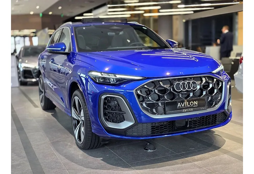 Audi Q5 2.0 TDI S tronic quattro (204 л.с.) Синий в АВИЛОН. Слайд №2