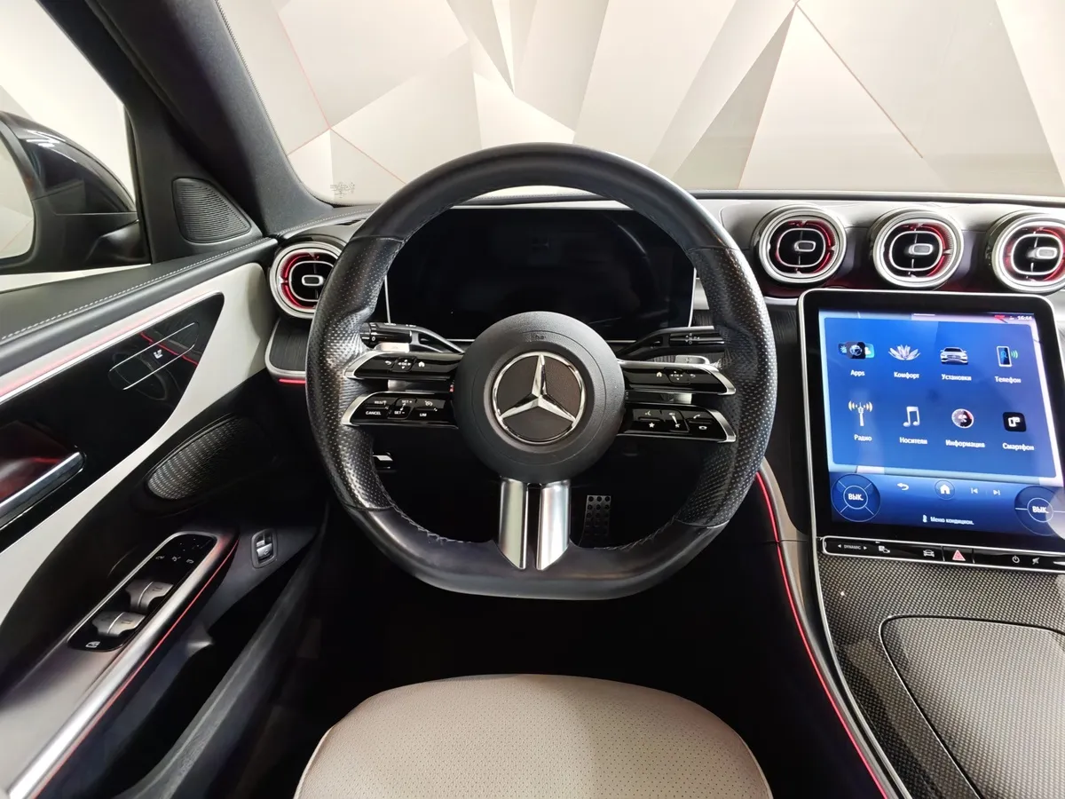 Mercedes-Benz C-Класс C 200 4MATIC (197 л.с.) Sport Красный в АВИЛОН. Слайд №20