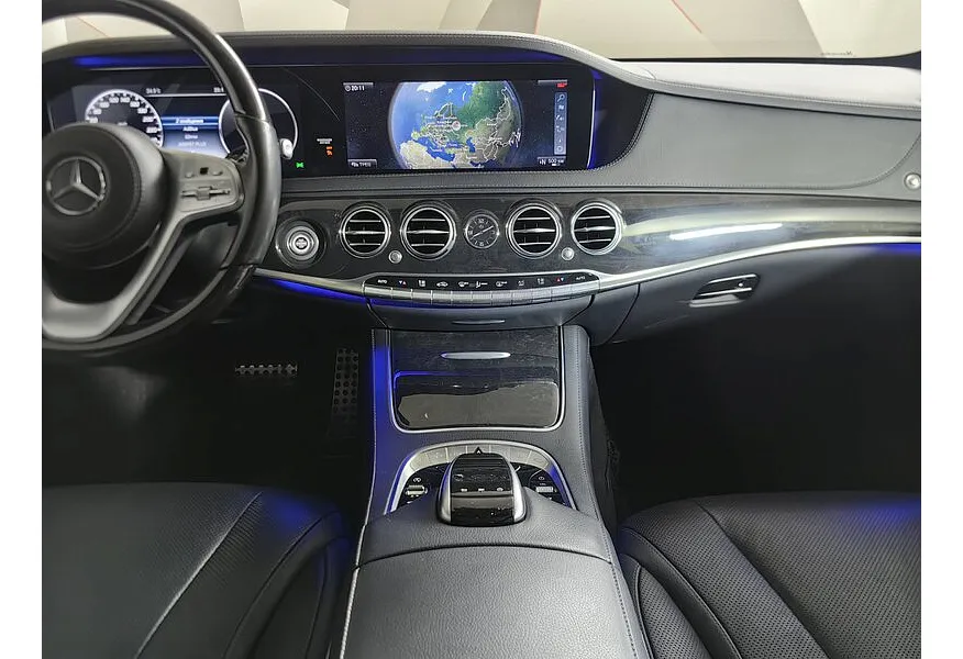 Mercedes-Benz S-Класс S 350 d 9G-Tronic 4Matic длинная база (249 л.с.) Черный в АВИЛОН. Слайд №15