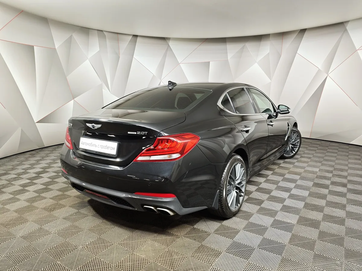 Genesis G70 2.0 T AT AWD (197 л.с.) Supreme + Panorama Черный в АВИЛОН. Слайд №2