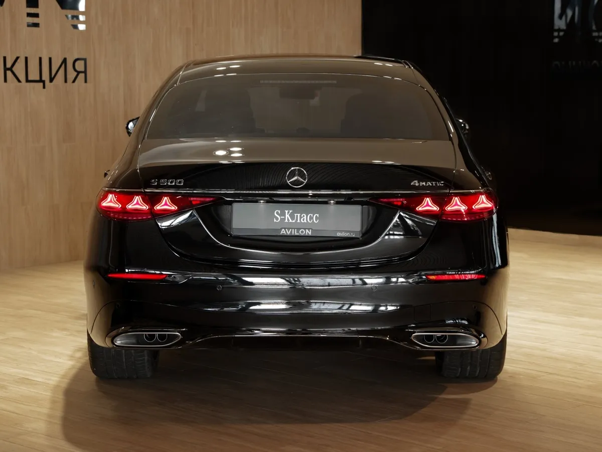 Mercedes-Benz S-Класс S 500 9G-Tronic 4Matic (435 л.с.) Черный в АВИЛОН. Слайд №4