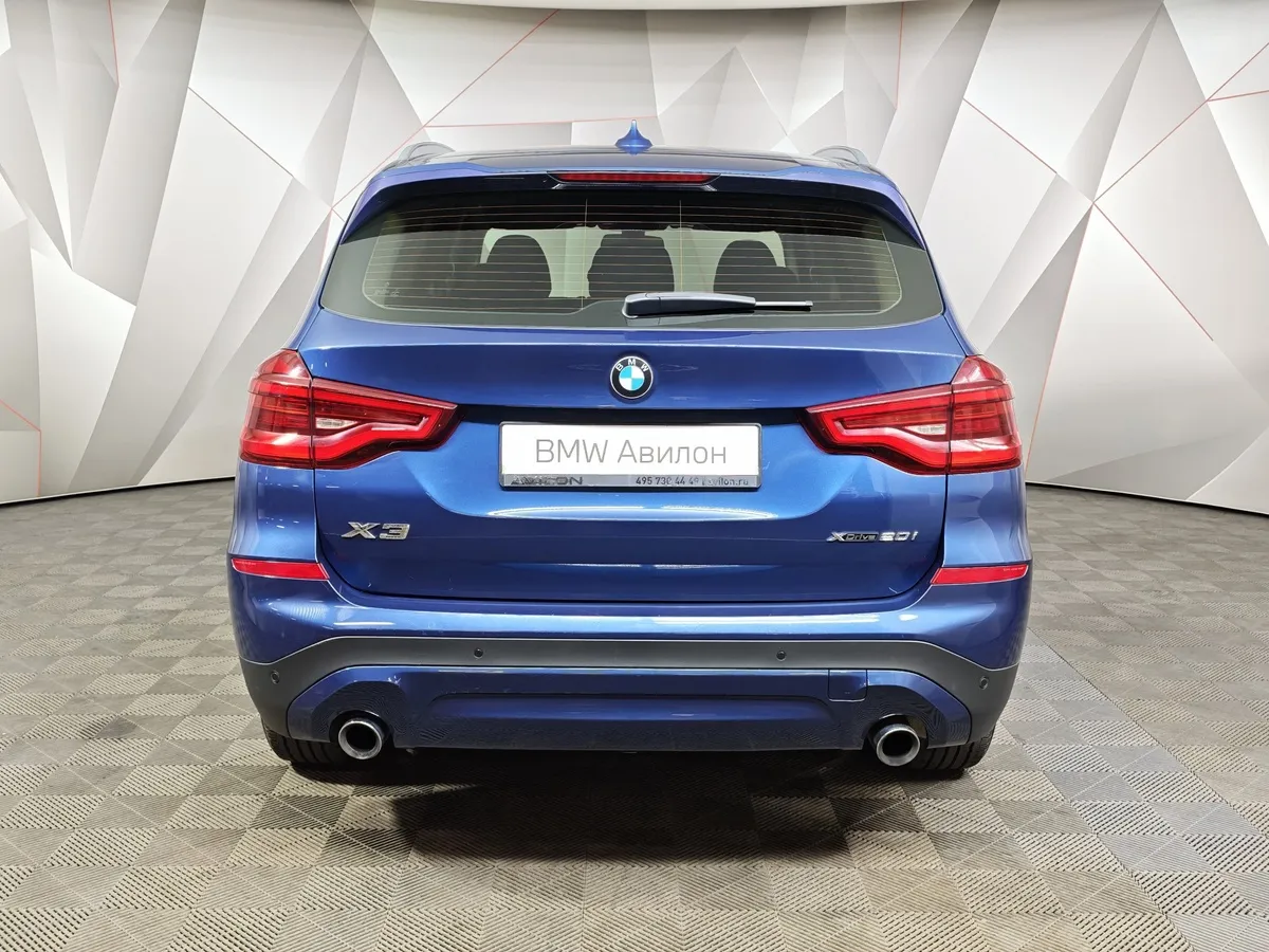 BMW X3 xDrive20i AT (184 л.с.) Синий в АВИЛОН. Слайд №4